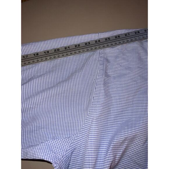 Elegant Blue Dress Shirt by F.A. MacCauler 3XL blue and white - Picture 13 of 14